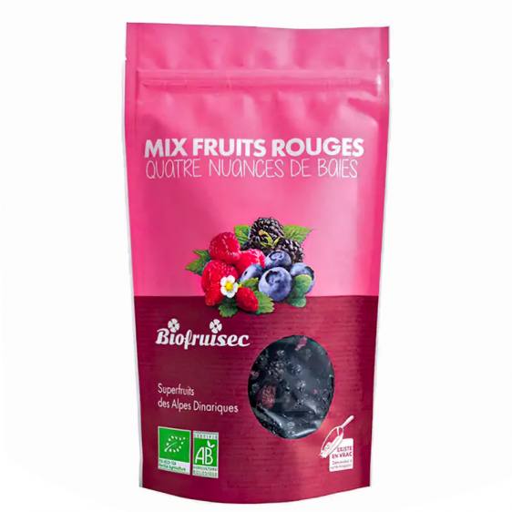 Mix Superfruits rouges des Alpes Dinariques séchées bio 100g