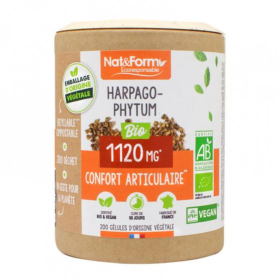 Harpagophytum bio éco-responsable 200 gélules