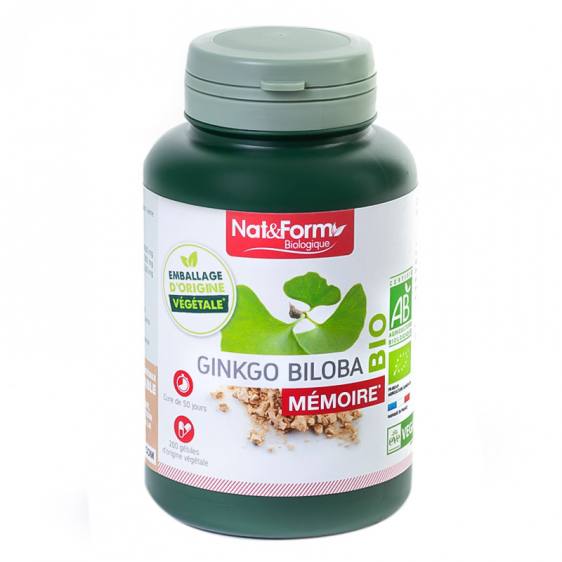 Gingko biloba bio 200 gélules