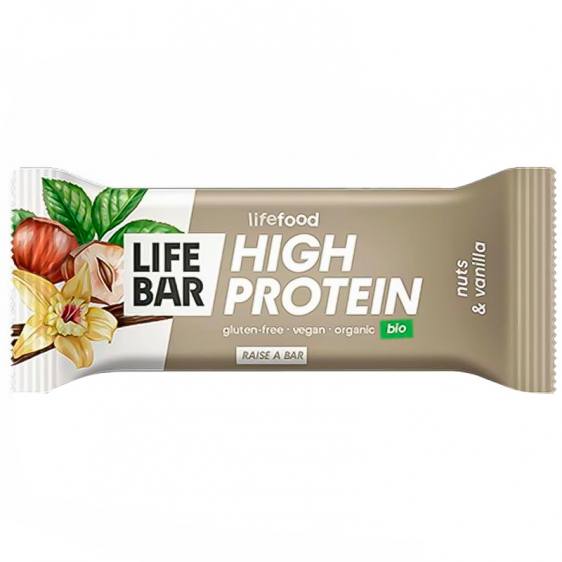 Barre Lifebar protéinée noix vanille 40g