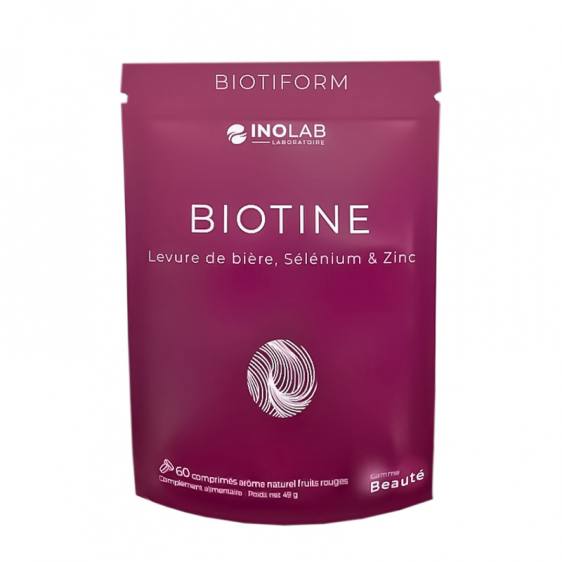 Biotiform biotine levure de bière sélénium zinc 60 comprimés