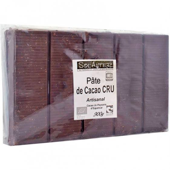 Pâte de cacao bio équitable 900g