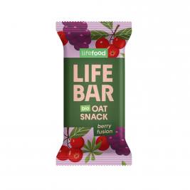 Lifebar snack d'avoine fusion de fruits rouges 40g