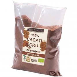 Cacao artisanal cru en poudre bio équitable 1kg