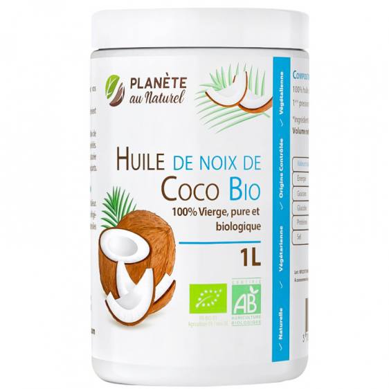 Huile de coco vierge bio 1L