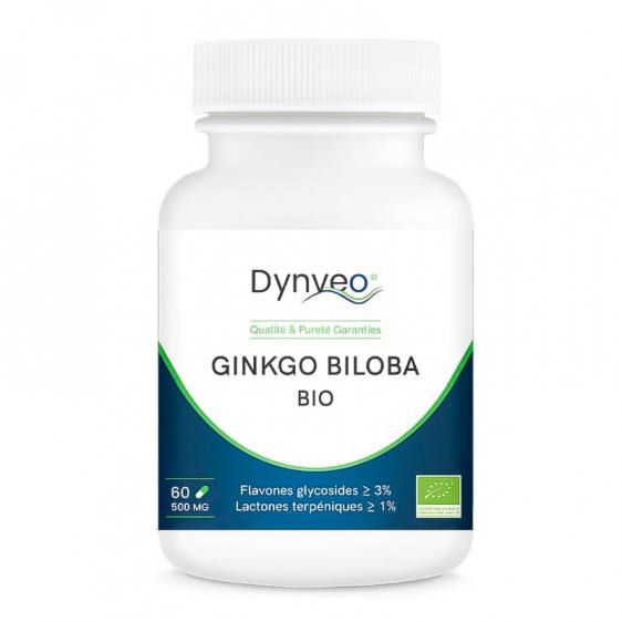 Ginkgo biloba bio 60 gélules