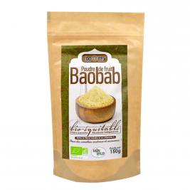 Pulpe de fruit de baobab en poudre bio équitable 150g