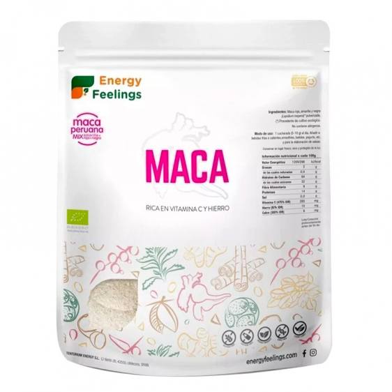 Maca crue bio en poudre 500g