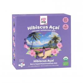 Barres protéinée hibiscus açaï bio 120g