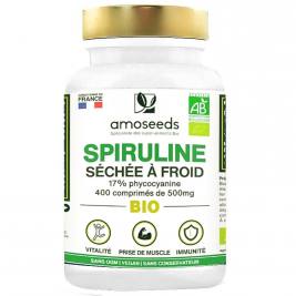 Spiruline séchée à froid bio 400 comprimés