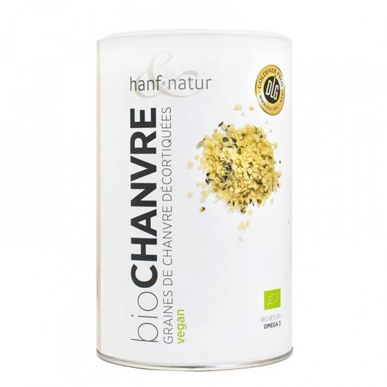 Graines de chanvre décortiquées bio 500g