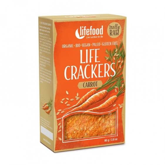 Crackers crus Tournesol lin carotte